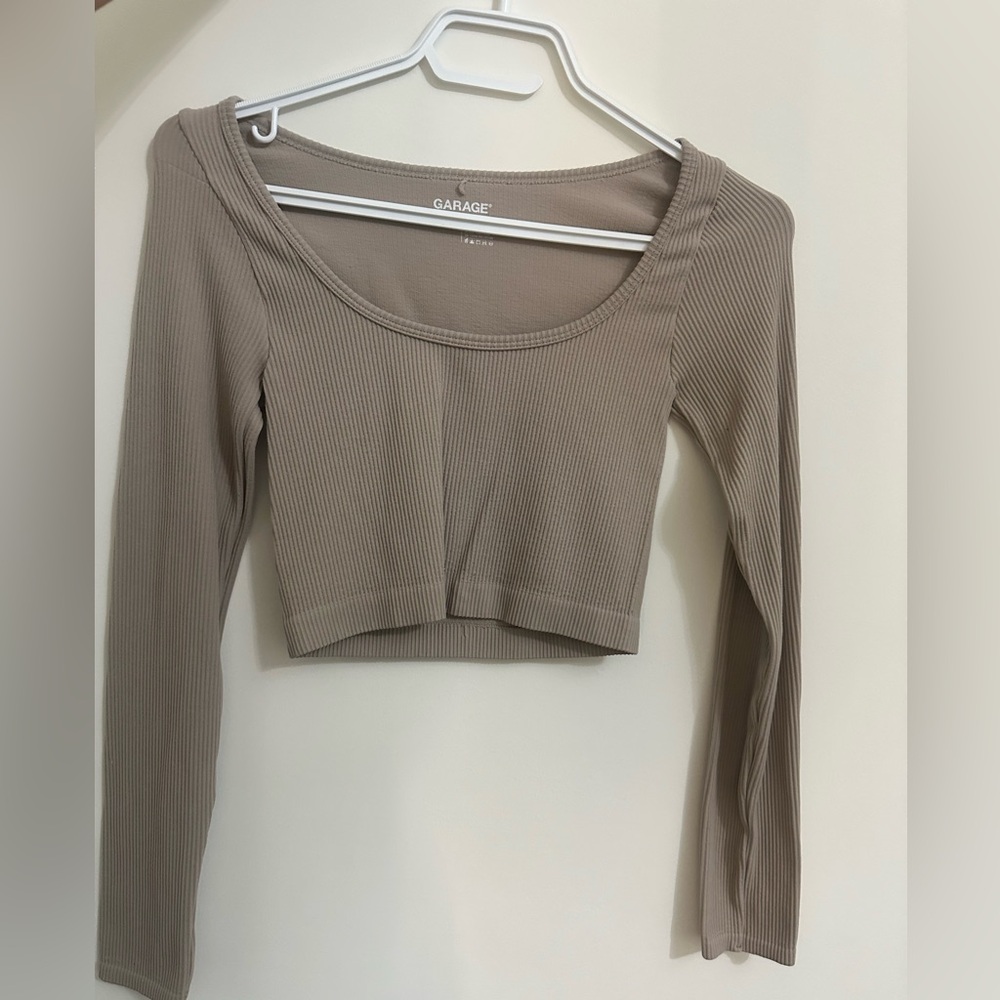 Garage Women's Beige Long Sleeve Top